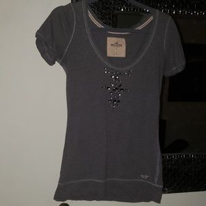 Hollister jeweled tee